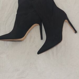 Nine West Black Heeled Boots